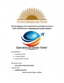 Plan de Negocios para la aplicación de estrategias en base al FODA CRUZADO para la Operadora de Turismo “Destiny”