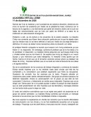 Diario relatoria Academia