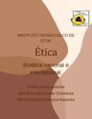 Bioética nacional e internacional