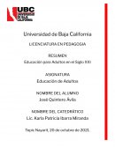 Educación para Adultos en el Siglo XXI