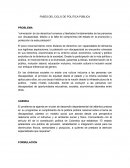 Fases del ciclo de politica publica