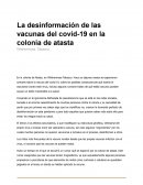 La desinformación de las vacunas del covid-19 en la colonia de Atasta