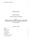 Análisis de las fortalezas y dificultades encontradas en la Aplicación de la Virtualidad en la enseñanza en época de pandemia (coronavirus 2019)