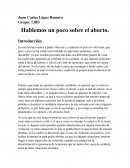 Hablemos un poco sobre el aborto