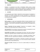 Diseño y Desarrollo del nuevo producto