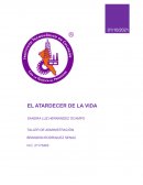 EL ATARDECER DE LA VIDA