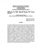 DISEÑO DE UN HORNO PARA SECADO DE ARENA EN LA FABRICACIÓN DE PEGO, EMPRESA PEGAMAS C.A.