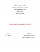 Comportamiento de los Costos