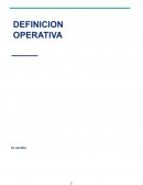 Generación de definiciones operativas