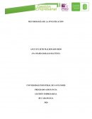 EJERCICIO ANALÍTICO SOBRE EL PROCESO DE INVESTIGACIÓN