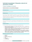 Actividad de aprendizaje 4. Búsqueda y selección de información confiable