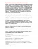 Administración. Capítulo 1: Los gerentes y usted en el lugar de trabajo