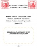 Clasificación de los Lenguajes de Programación