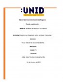 Hipertexto sobre los Cloud computing