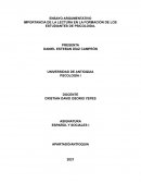 IMPORTANCIA DE LA LECTURA EN LA FORMACIÓN DE LOS ESTUDIANTES DE PSICOLOGIA