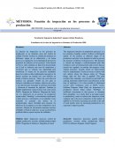 Función de inspección en los procesos de producción