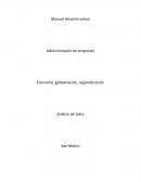 Economía, globalización, regionalización
