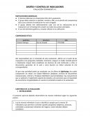 DISEÑO Y CONTROL DE INDICADORES