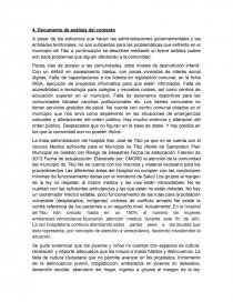 Documento de análisis del contexto. Página 1