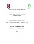 DIRECCION Y CONTROL ADMINISTRATIVO