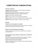 COMPETENCIAS COMUNICATIVAS