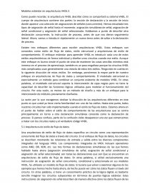 Modelos estándar en arquitecturas VHDL. Página 1