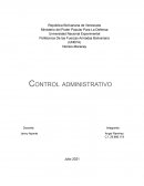 Control administrativo