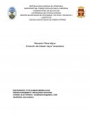 Resumen Plana Mayor Evolución del Estado mayor Venezolano