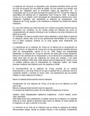 La máquina de Turing