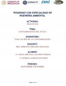 CONTAMINANTES DEL SUELO