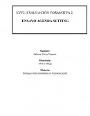 ENSAYO AGENDA SETTING