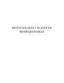 BIOTECNOLOGÍA Y PLÁSTICOS BIODEGRADABLES