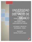 Proyecto Integrador en la etapa 1 para la empresa AT&T México