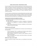 RIESGO, COSTO DE CAPITAL Y PRESUPUESTO DE CAPITAL