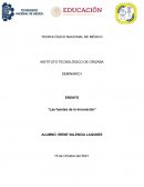 Las fuentes de la Innovación