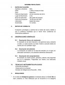 Evaluación psicológica a solicitud de la madre del menor