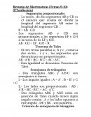 Resumo de Matemáticas