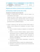 Construcción y justificación del business model canvas de un PyS