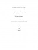 EPISTEMOLOGIA DE LA PSICOLOGIA