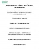 Estructura externa del texto, ejemplo Eva Juan José Arreola