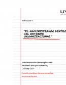 Administrador dentro del entorno organizacional