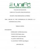 ANÁLISIS DE TRES EXPERIENCIAS DE ATENCIÓN A LA DIVERSIDAD EN EL PERÚ