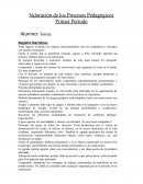 Valoración de los Procesos Pedagógicos
