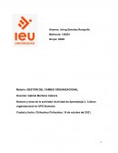 Actividad de Aprendizaje 2. Cultura organizacional en UPS Alemania