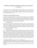 Perspectivas de la igualdad: Una discusión entre Amartya Sen y Gerald Cohen