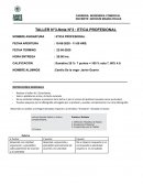 TALLER N°3-Nota N°3 : ETICA PROFESIONAL