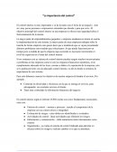 La importancia del control