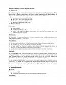 Reporte de métodos de rastreo de drogas de abuso