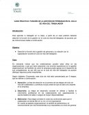 CASO PRÁCTICO: FUNCIÓN DE LA GESTIÓN DE PERSONAS EN EL CICLO DE VIDA DEL TRABAJADOR