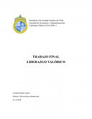 Ensayo Liderazgo Valorico